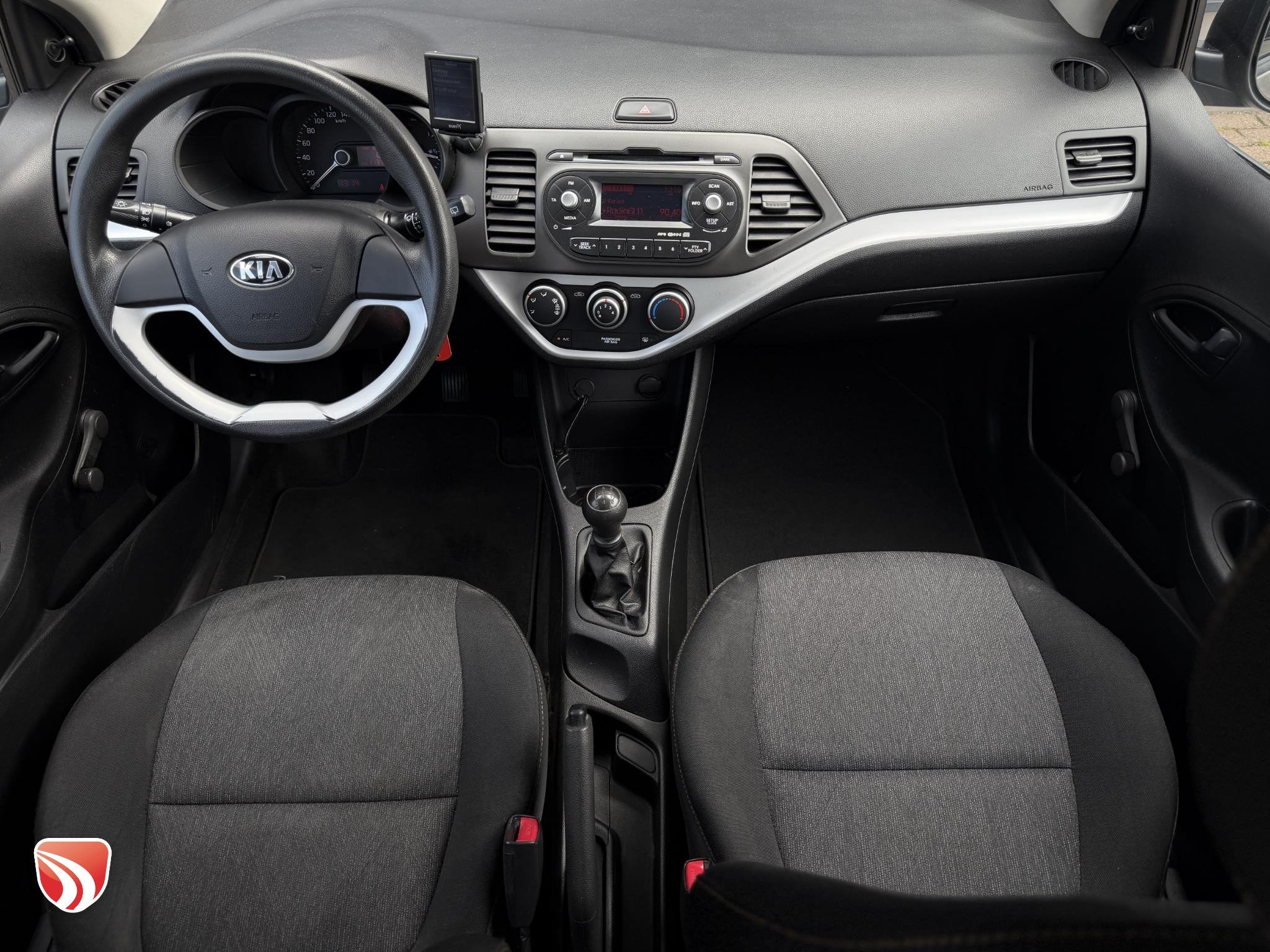 Kia Picanto 1.0 CVVT ISG Airco 69pk | Airco | 5 Deurs | Cent, Auto's, Voorwielaandrijving, Euro 5, Stof, Gebruikt