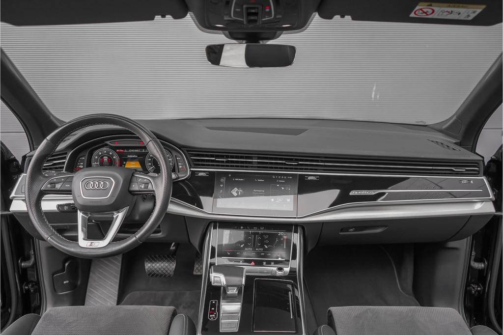 Audi Q7 55 TFSI e Quattro Pro Line S-Line Pano ACC Matrix LE, 12 maanden, Gebruikt, 2995 cc, Zwart