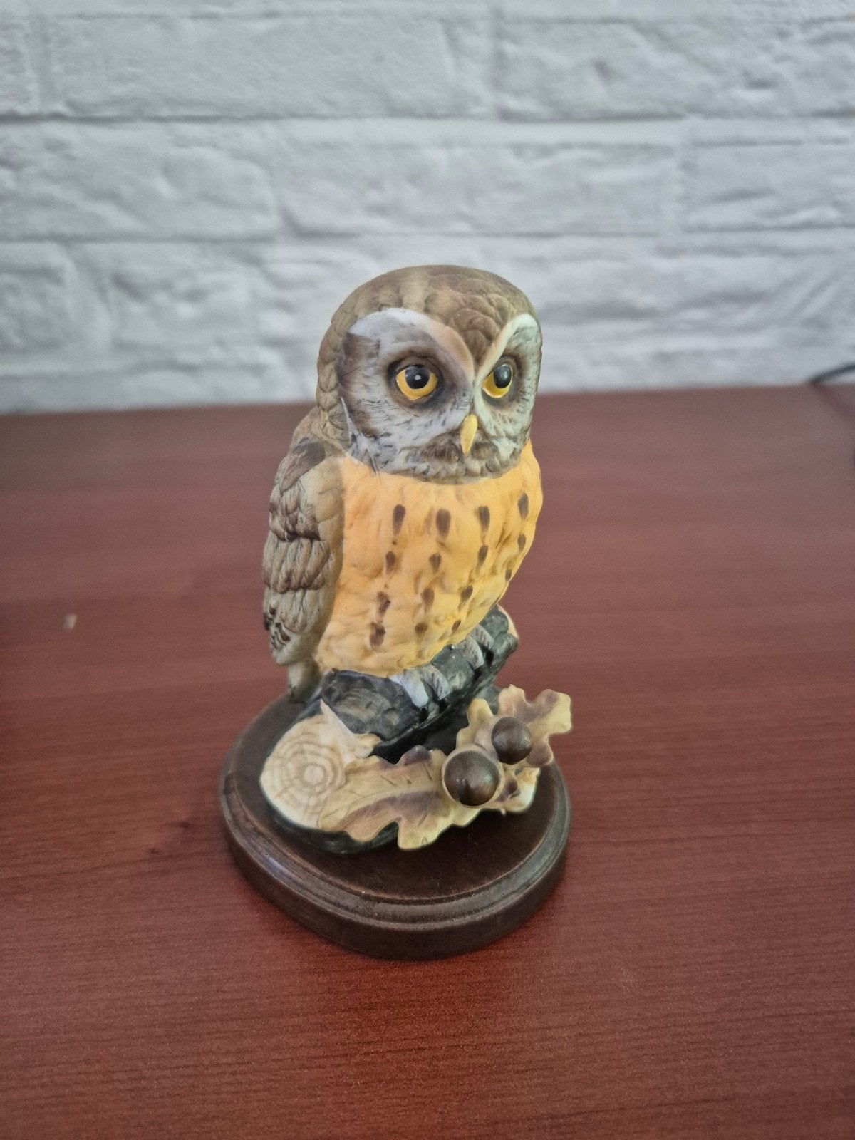 Porcelein uil beeldje, Verzamelen, Beelden en Beeldjes, Ophalen of Verzenden, Zo goed als nieuw, Dier