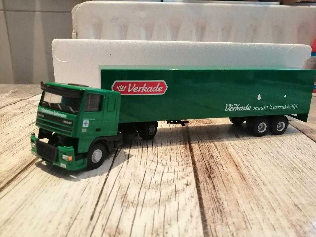 lion daf xf chrisitan salvesen, Hobby en Vrije tijd, Modelauto's | 1:50, Ophalen of Verzenden, Gebruikt, Bus of Vrachtwagen, Lion Toys