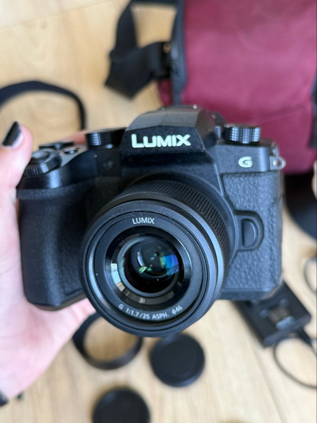 Panasonic Lumix DC-G90 + Panasonic Lumix 25mm f/1.7 lens, Panasonic, 20x of meer, Ophalen of Verzenden, Zo goed als nieuw