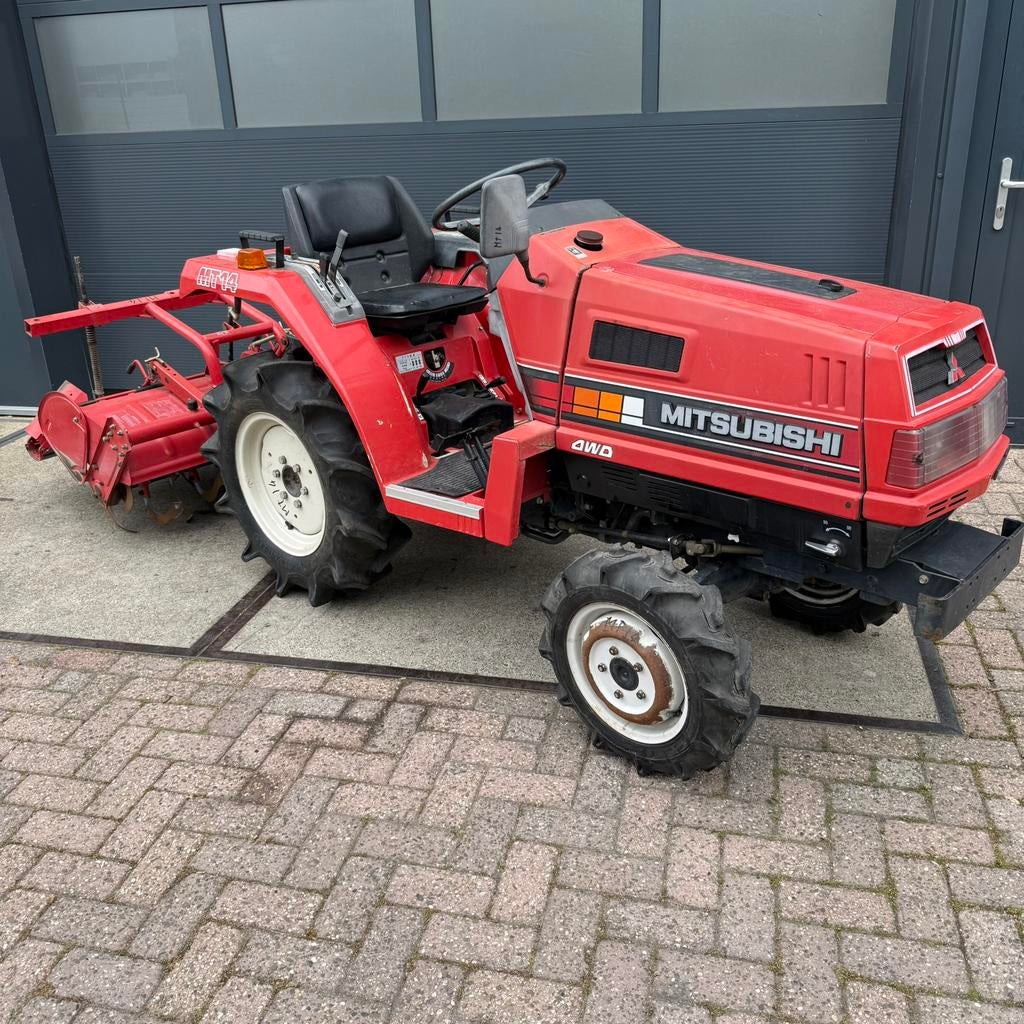 Mitsubishi MT 14 + Grondfrees, Zakelijke goederen, Agrarisch | Tractoren, Overige merken, Gebruikt, Tot 2500, Ophalen of Verzenden