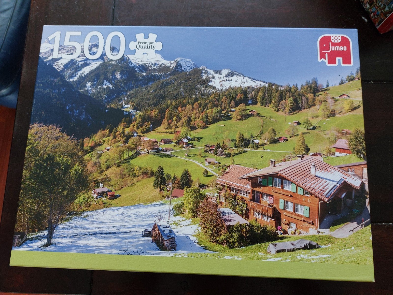 puzzel 1500 stukjes z.g.a.n 
1, Ophalen of Verzenden, 500 t/m 1500 stukjes, Zo goed als nieuw