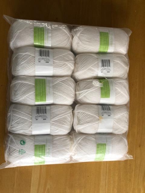Te koop pakket met 10 bollen breigaren, Hobby en Vrije tijd, Breien en Haken, Ophalen, Nieuw, Breien of Haken, Wol of Garen