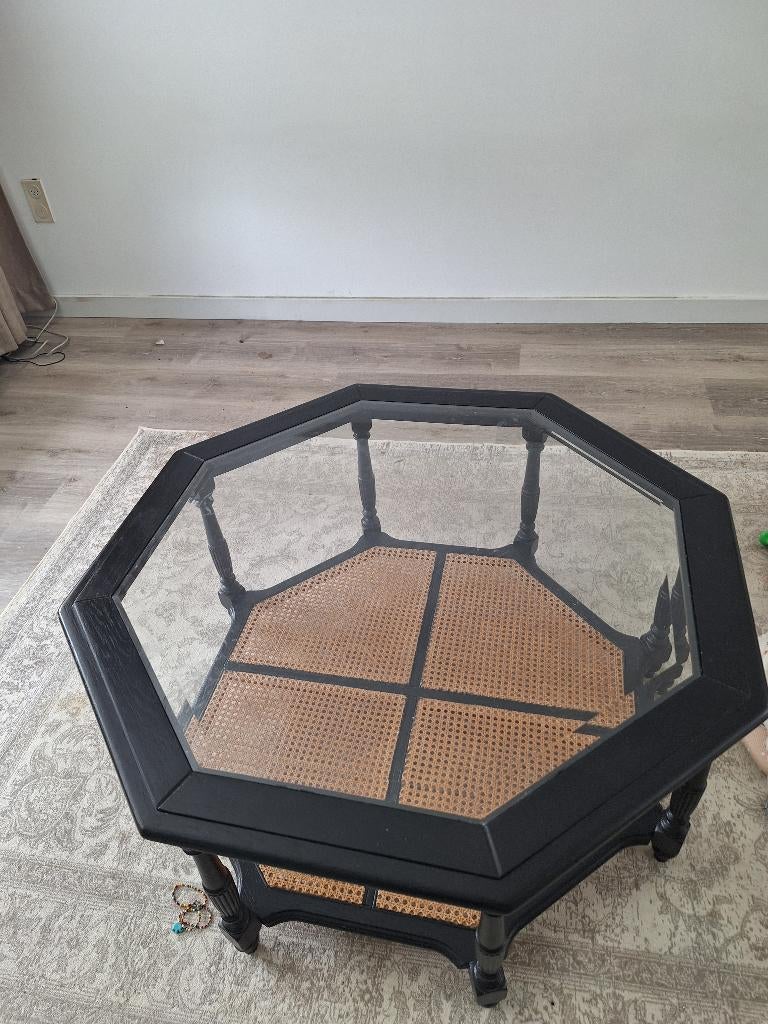 Salontafel, Ophalen, Gebruikt, 100 tot 150 cm, Glas