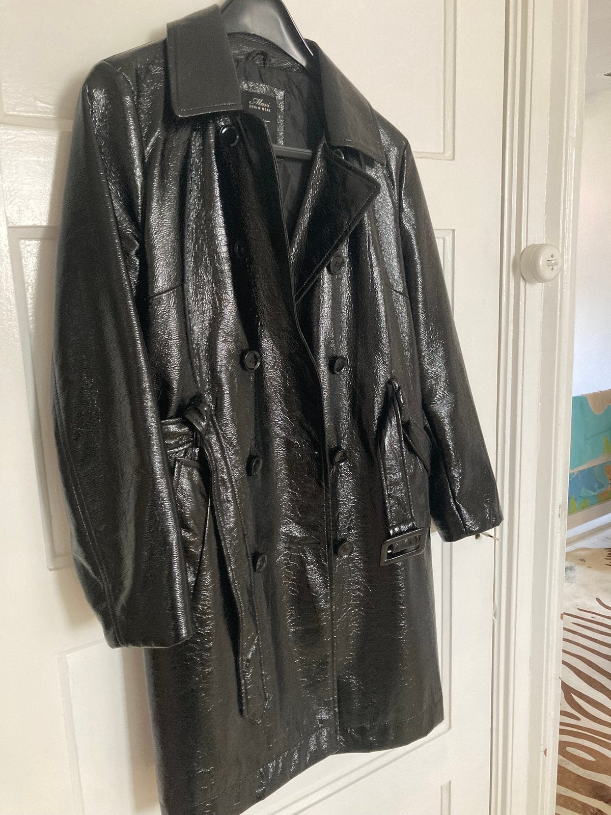 Lakjas. Maat L, Kleding | Dames, Ophalen of Verzenden, Zo goed als nieuw, Maat 42/44 (L), Zwart