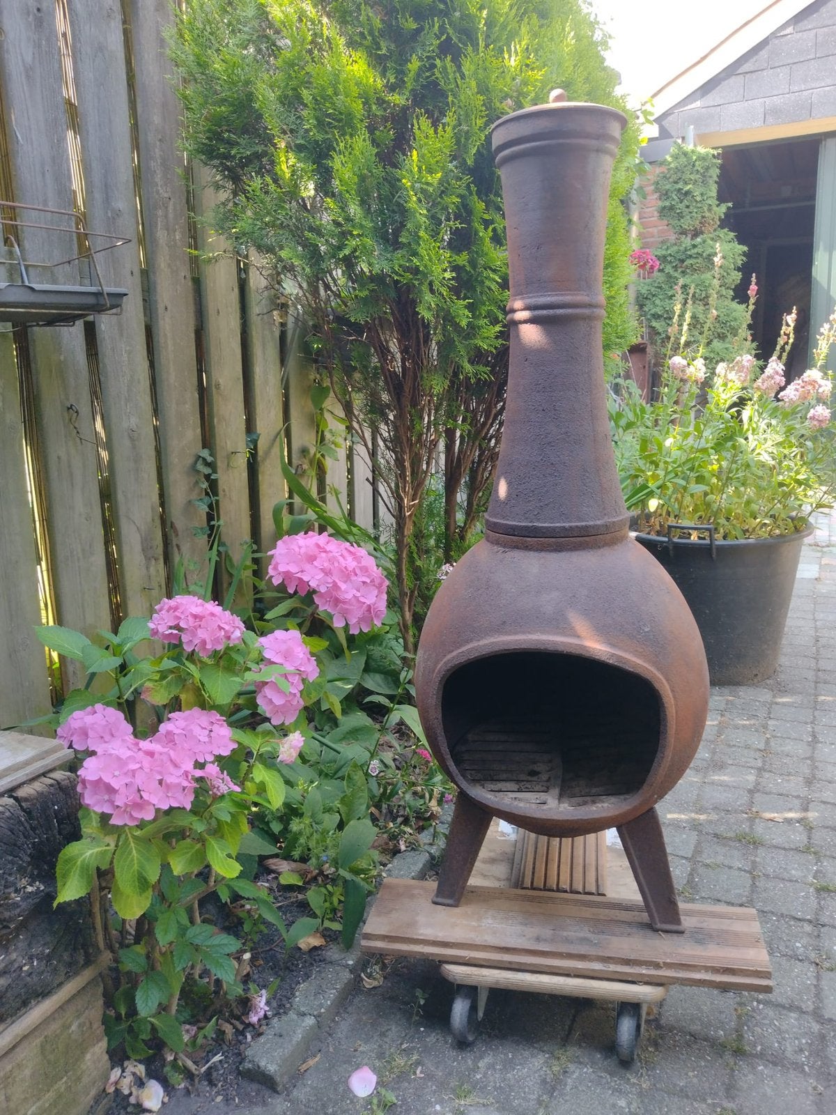 Tuinkachel, Tuin en Terras, Tuinhaarden, Ophalen, Gebruikt