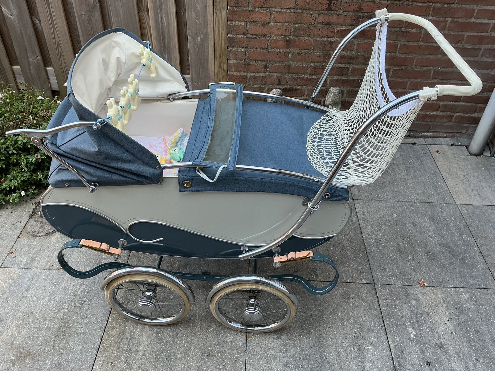 Mooie vintage kinderwagen jaren 50/60 met gebruikers sporen., Ophalen, Gebruikt, Kinderwagen, Overige merken