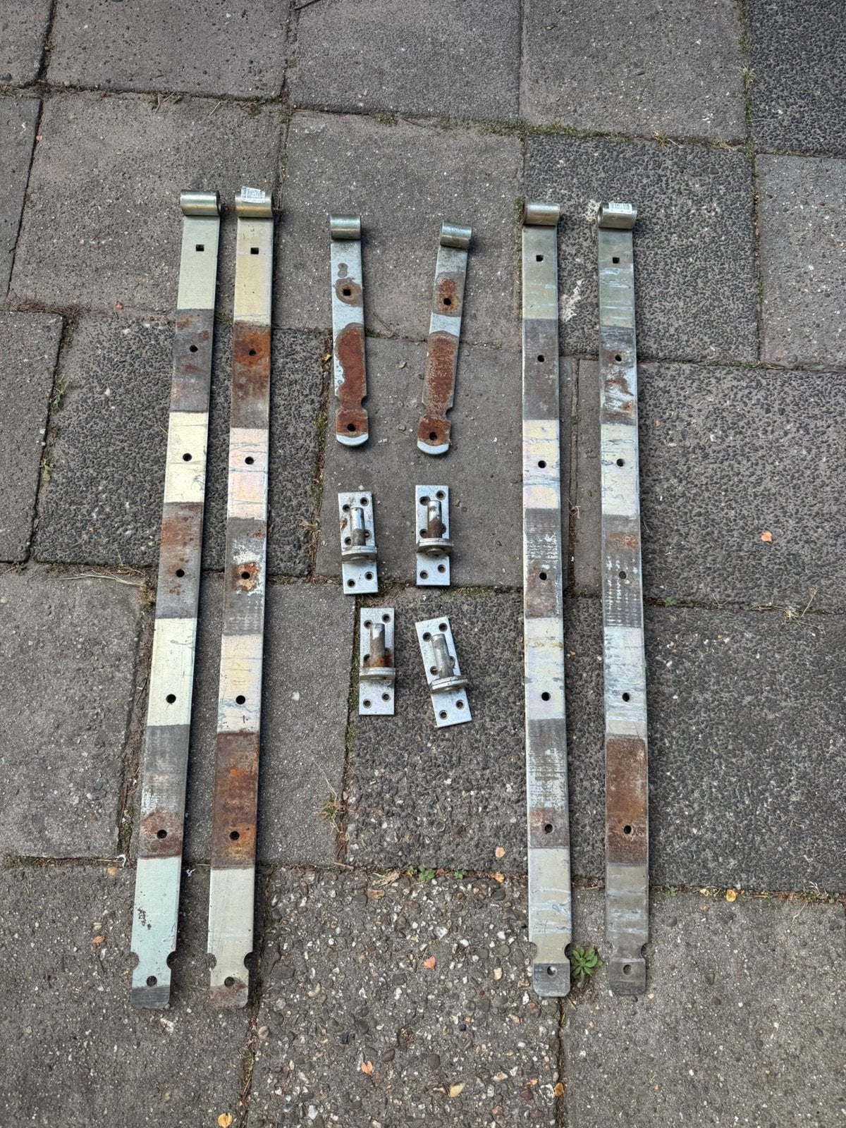 Diverse Heng Poort Scharnieren - Gebruikt, Ophalen of Verzenden, Gebruikt, IJzer, Scharnier