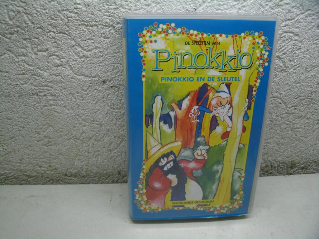 vhs 216a pinokkio en de sleutel, Cd's en Dvd's, VHS | Kinderen en Jeugd, Alle leeftijden, Ophalen of Verzenden, Zo goed als nieuw