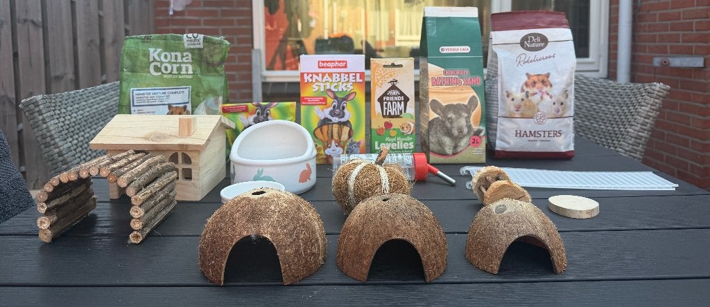 Complete hamsterkooi XXL met alle accessoires., Dieren en Toebehoren, Knaagdieren en Konijnen | Hokken en Kooien, Kooi, Gebruikt