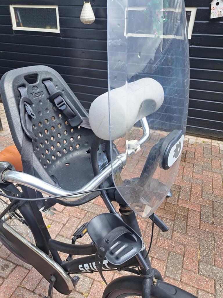 Fiets stoeltje met windscherm, Fietsen en Brommers, Fietsaccessoires | Fietsstoeltjes, Ophalen