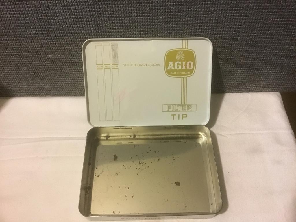 Antiek Agio Tip Filter sigarenblik, Ophalen of Verzenden, Gebruikt, Overige, Overige merken
