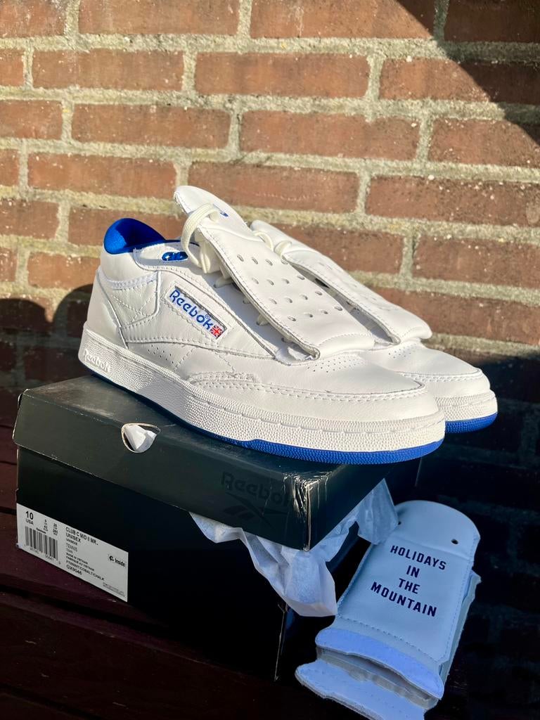 Reebok Mountain research club c mid 43 new retro tennis, Verzenden, Wit, Nieuw, Sneakers of Gympen