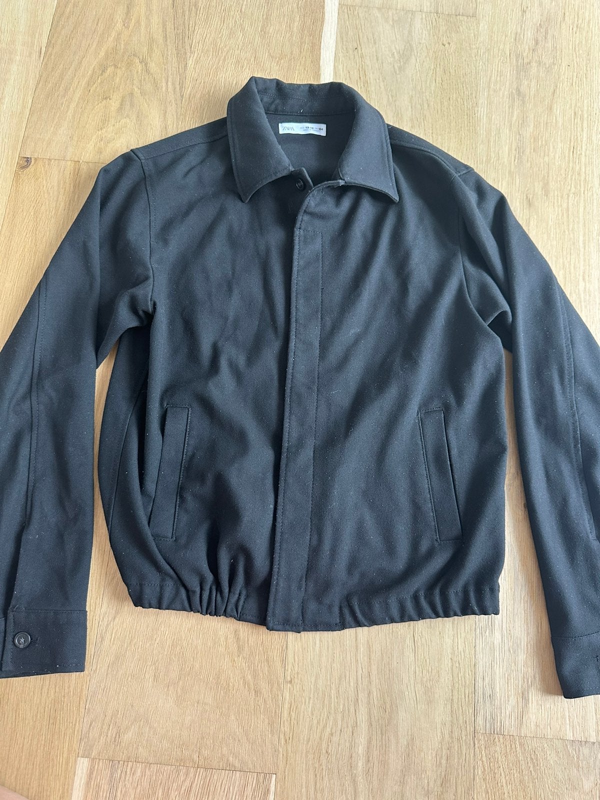 Zara zwart jack 164, Ophalen of Verzenden, Gebruikt, Jongen of Meisje, Jas