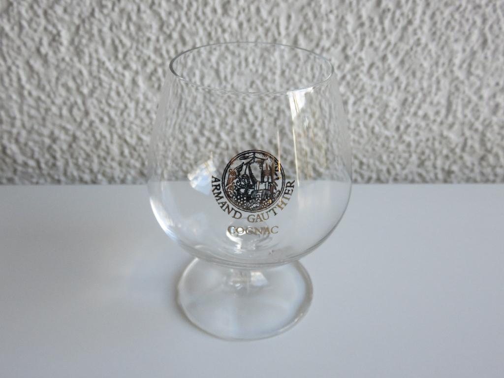 Armand Gauthier cognac glas, cognacglas, Verzamelen, Glas en Borrelglaasjes, Ophalen of Verzenden, Zo goed als nieuw, Borrel- of Shotglas