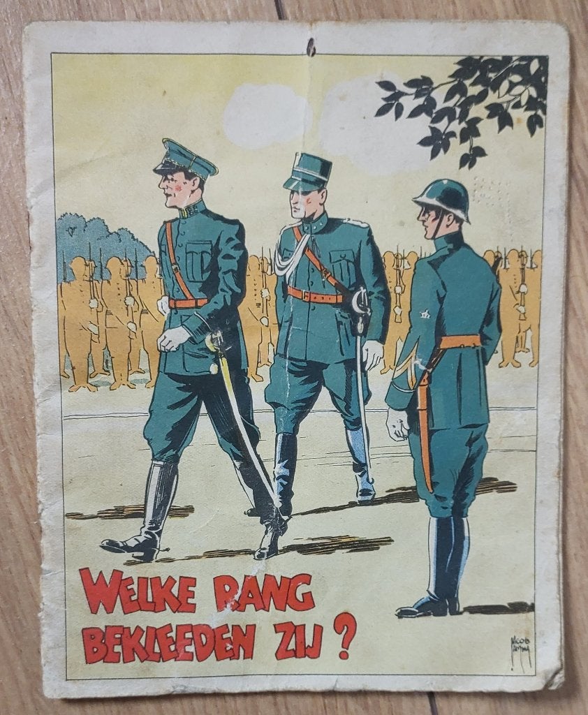 Welke rang bekleeden zij, Verzamelen, Ophalen of Verzenden, Landmacht, Nederland, Boek of Tijdschrift