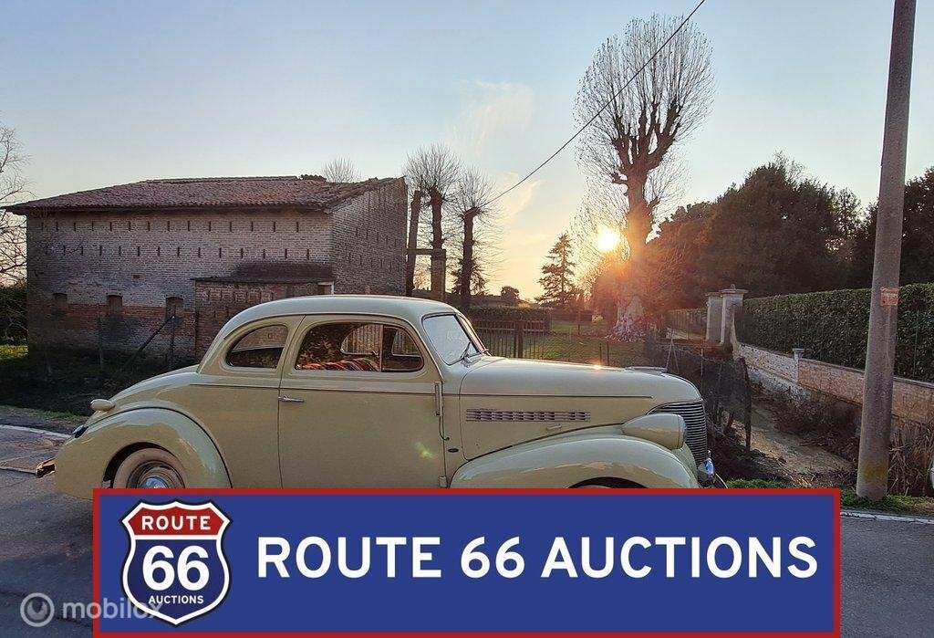 Chevrolet Master Deluxe Business Coupe | 1939 | Route 66 Auc, Auto's, Overige carrosserieën, Chevrolet, Zwart, Bedrijf