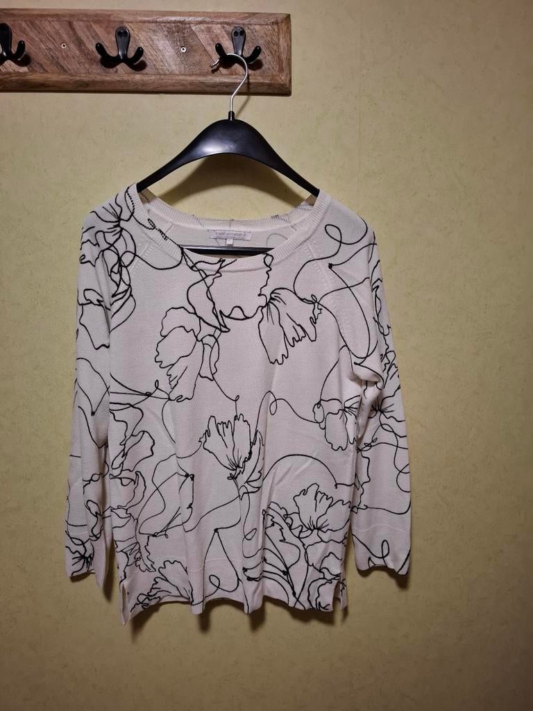 Next Shirt lange mouw floral print maat 42, Overige kleuren, Maat 42/44 (L), Ophalen of Verzenden, Lange mouw
