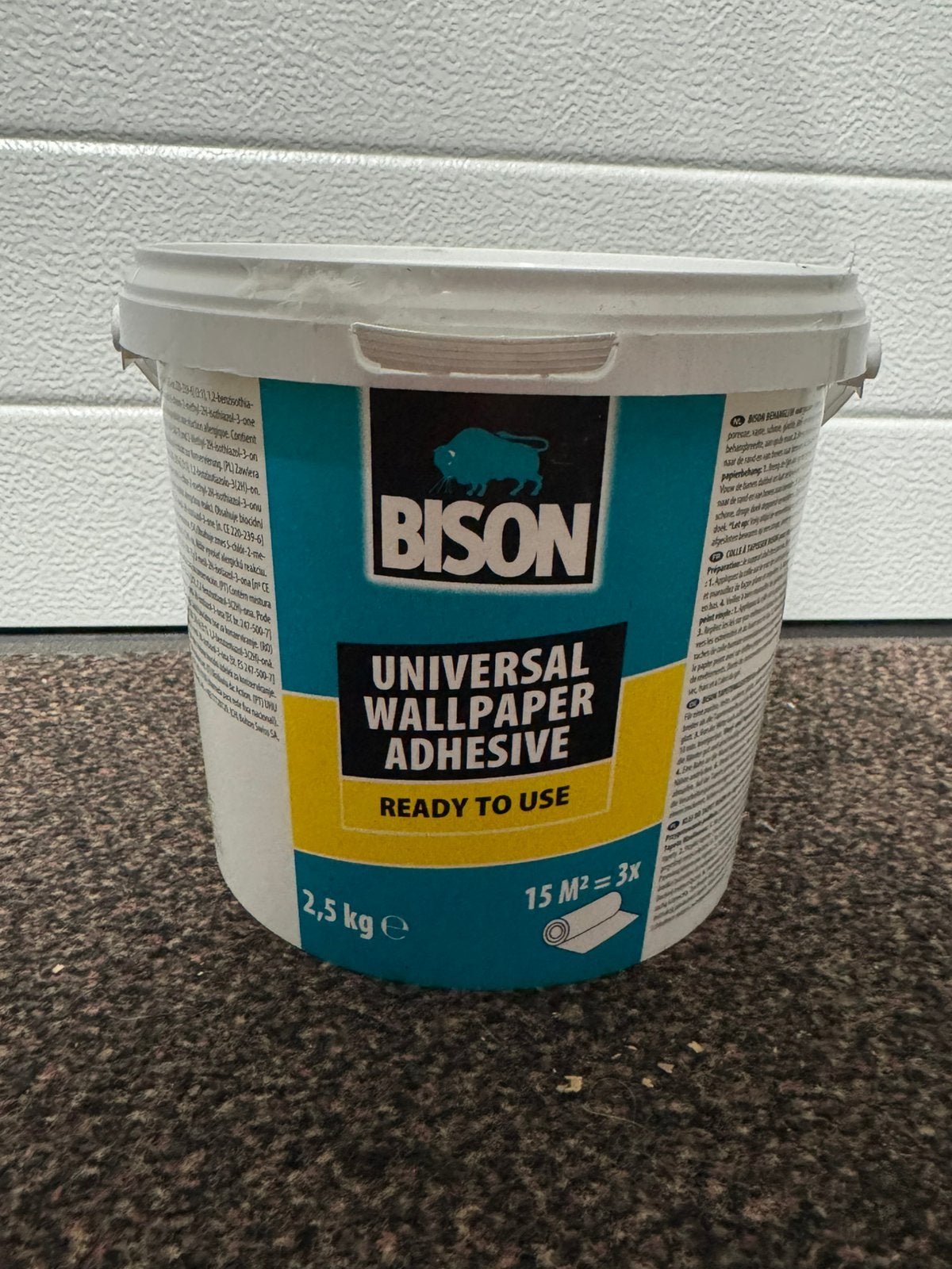 Bison behanglijm, Ophalen, Zo goed als nieuw, Wit