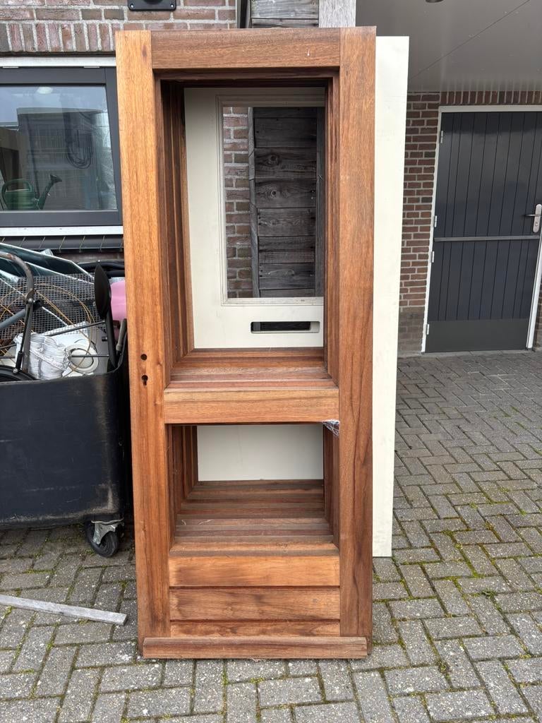 Hardhouten deuren, Ophalen, 80 tot 100 cm, 200 tot 215 cm, Hout