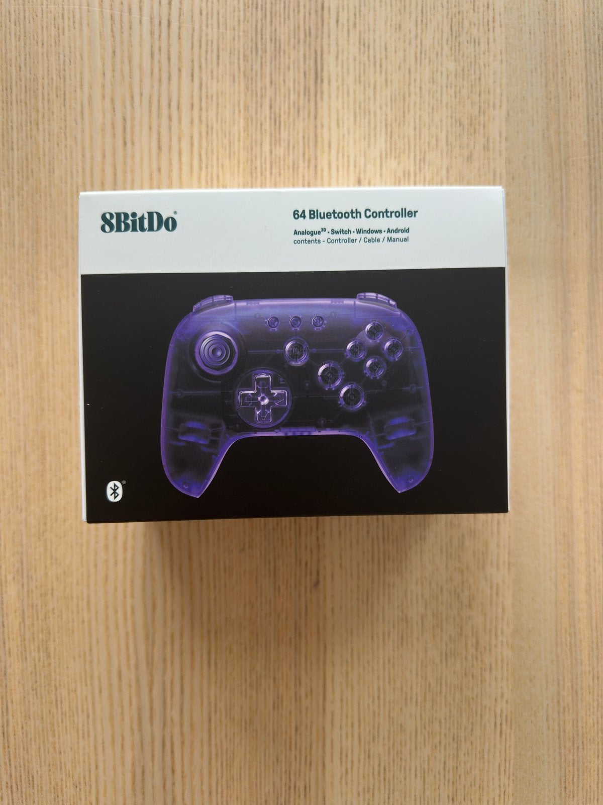 Nintendo Switch 8BitDo Wireless Controller Translucent NEW, Ophalen of Verzenden, Zo goed als nieuw, Staal