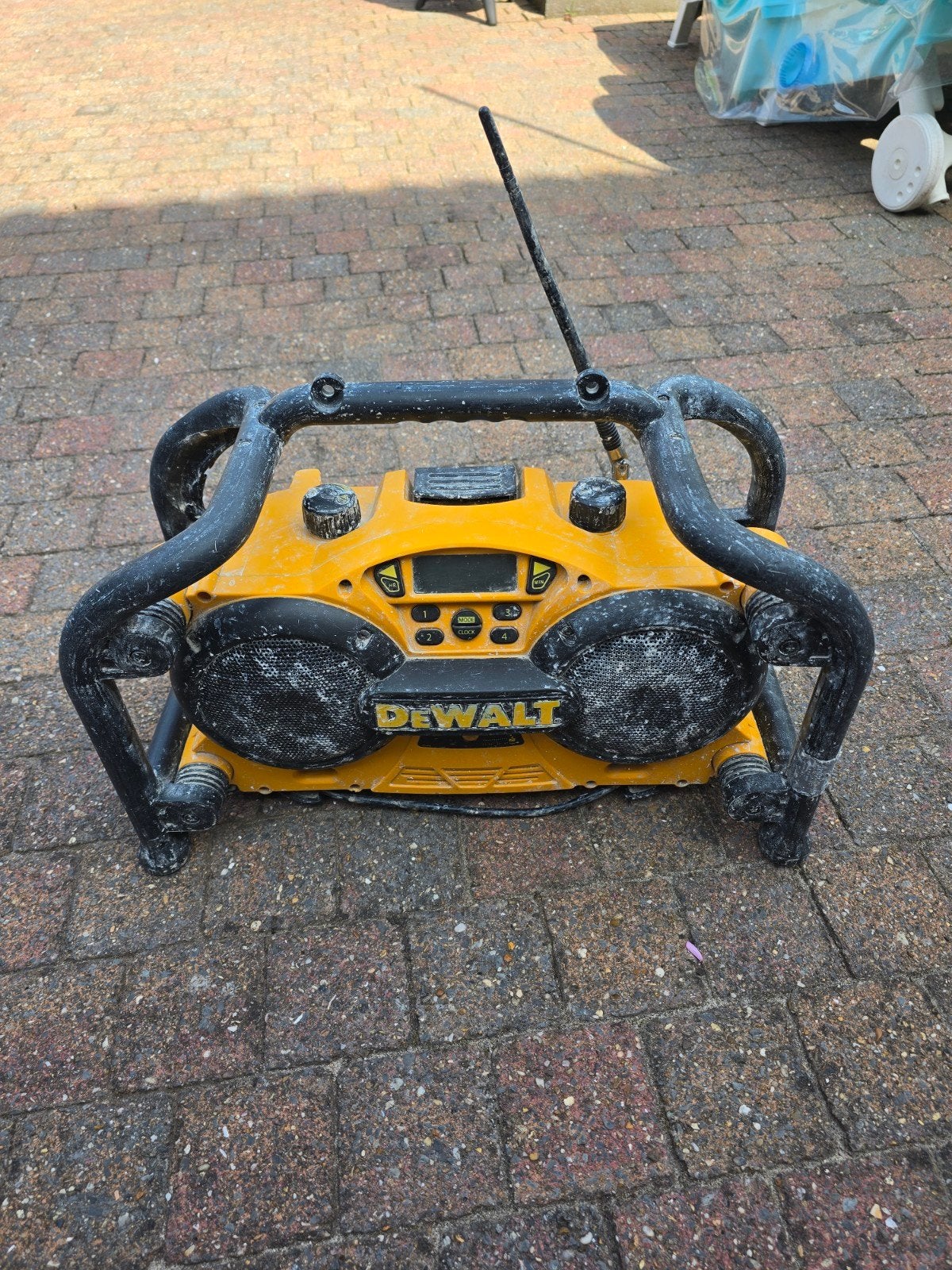 dewalt bouwradio, Ophalen, Gebruikt