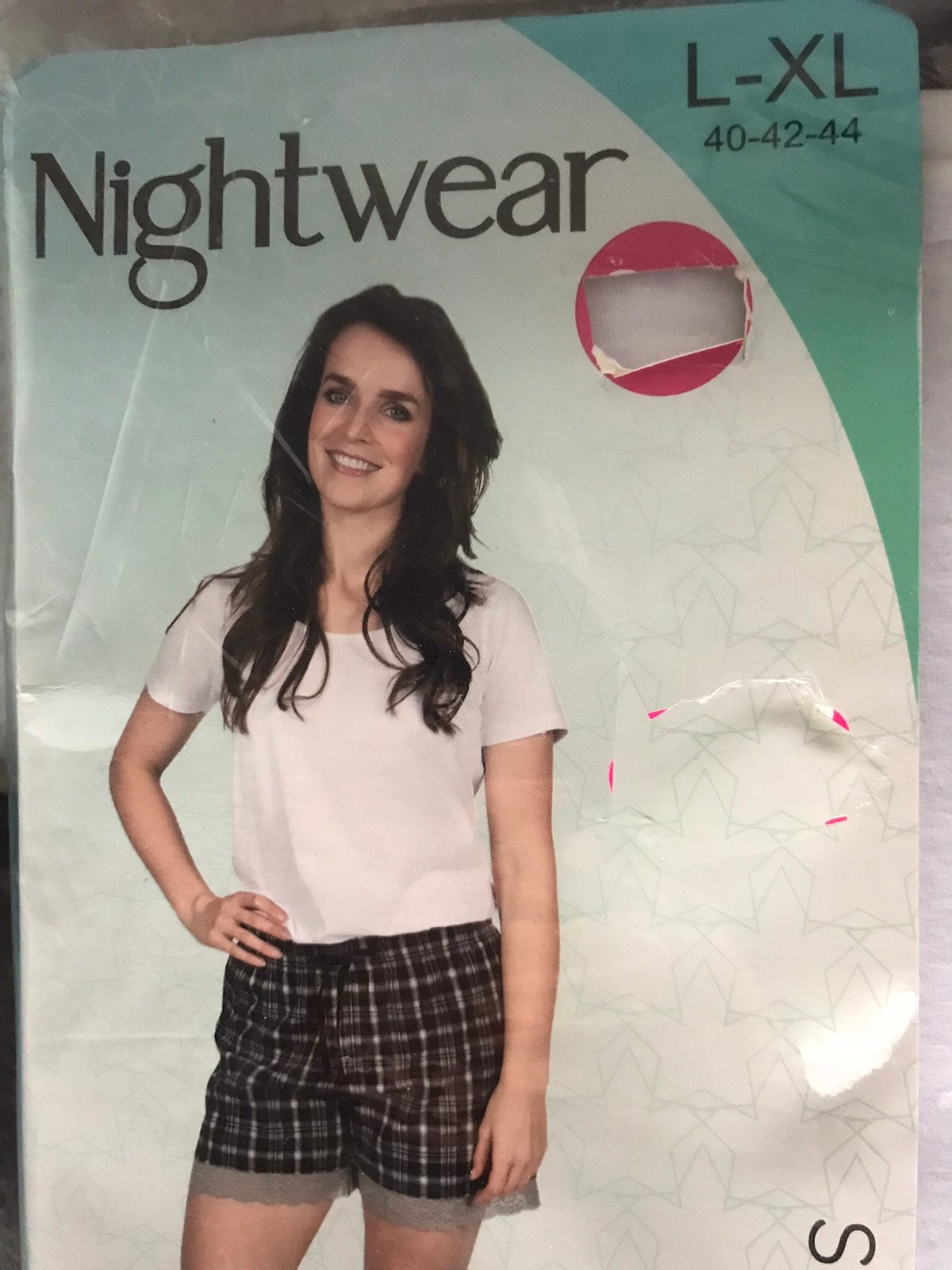 Nieuw in plastic: Shortama Pyjama [Shirt+Broekje] maat L/XL, Kleding | Dames, Pyjama's, Ophalen of Verzenden, Nieuw, Maat 42/44 (L)
