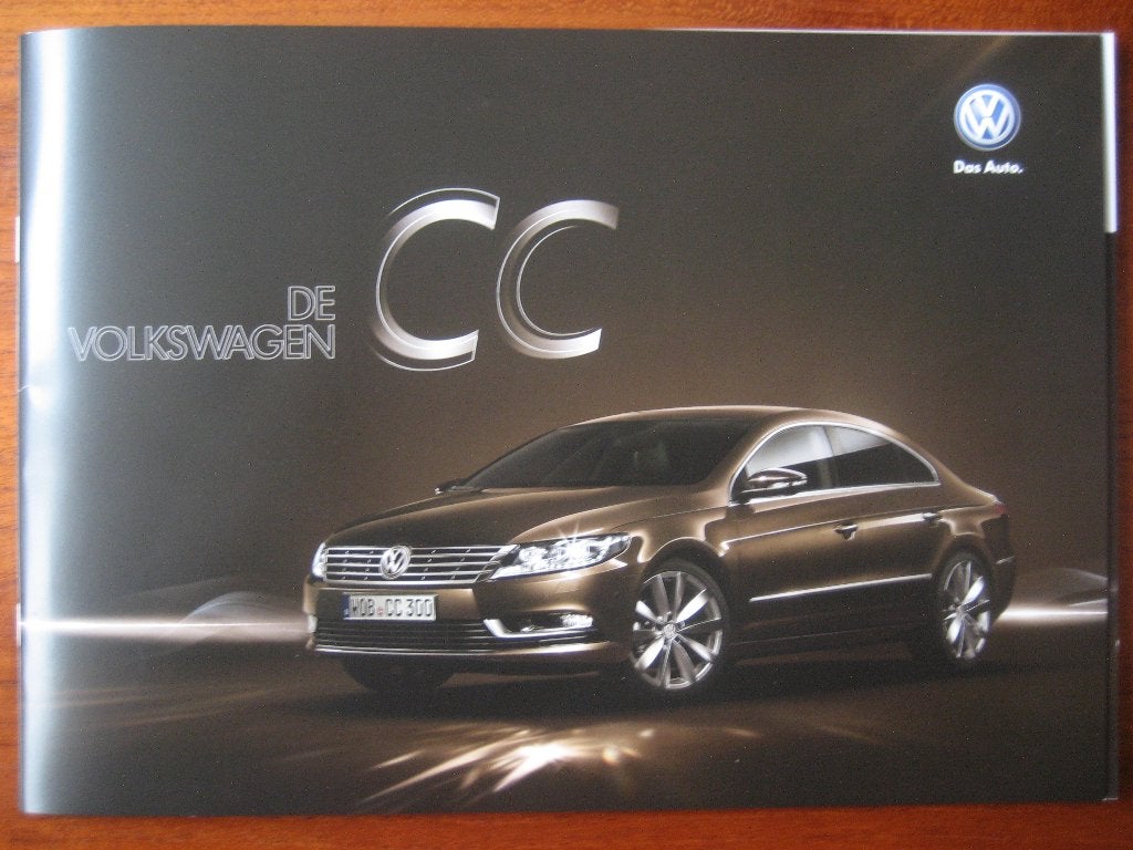 Volkswagen CC (2012) met bijlage, Boeken, Auto's | Folders en Tijdschriften, Ophalen of Verzenden, Nieuw, Volkswagen