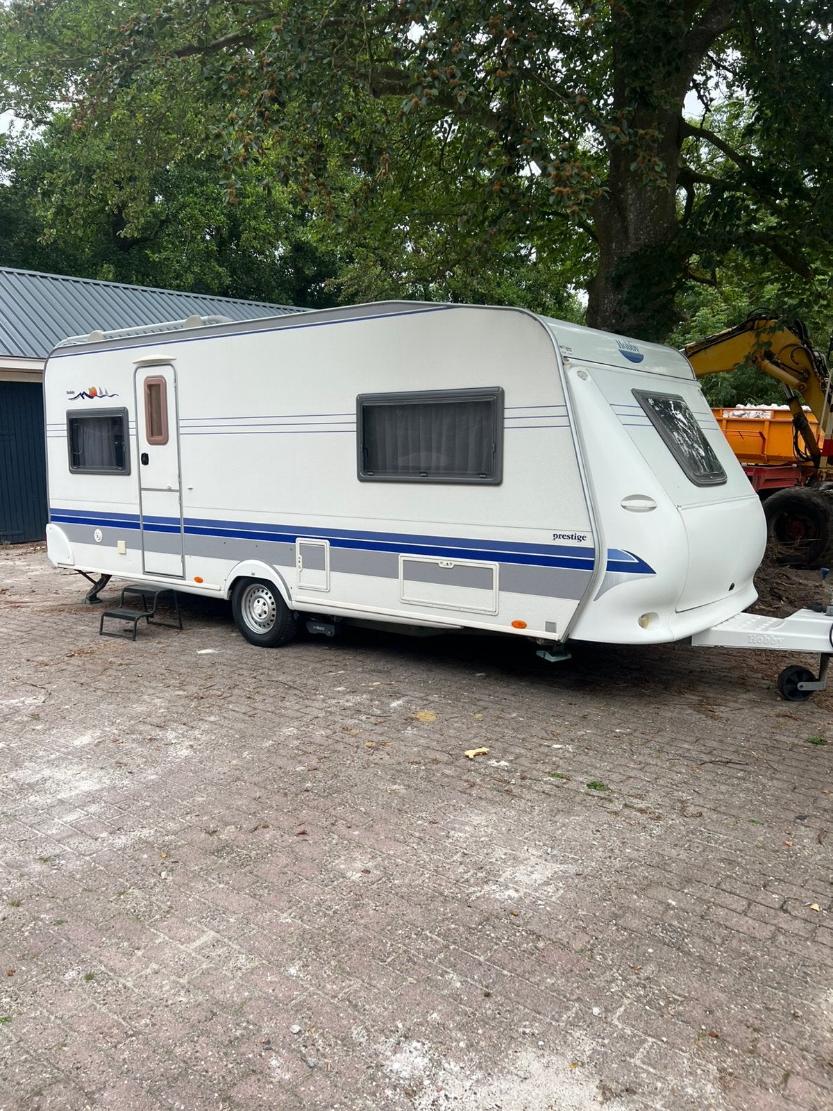 Hobby 560 prestige, Caravans en Kamperen, Caravans, Mover, Rondzit, Hobby, Particulier