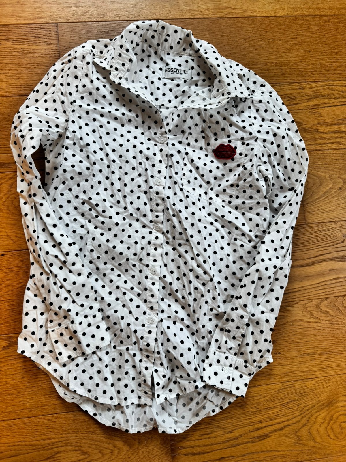 Essentiel Antwerp blouse dots maat 34, Verzenden, Nieuw, Maat 34 (XS) of kleiner, Wit