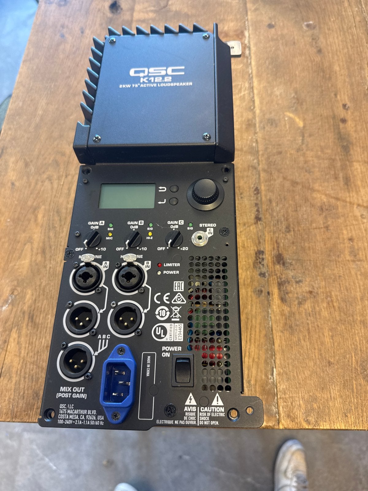 QSC K12.2 Ruilmodule - Actieve Luidspreker Module
