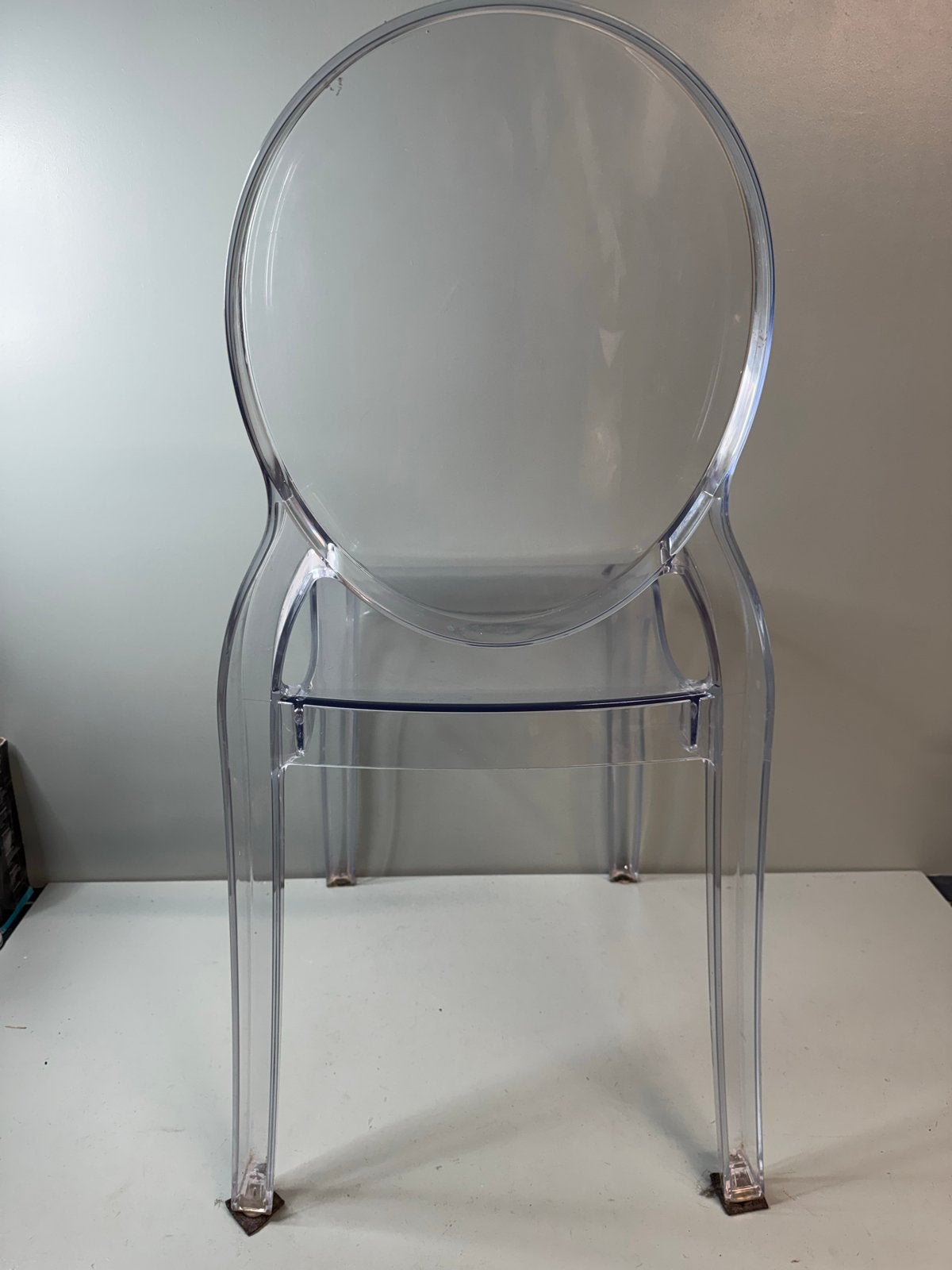 Design stoel stijl van Kartell Ghost Chair Philippe Starck, Kunststof, Gebruikt, Overige kleuren, ?
