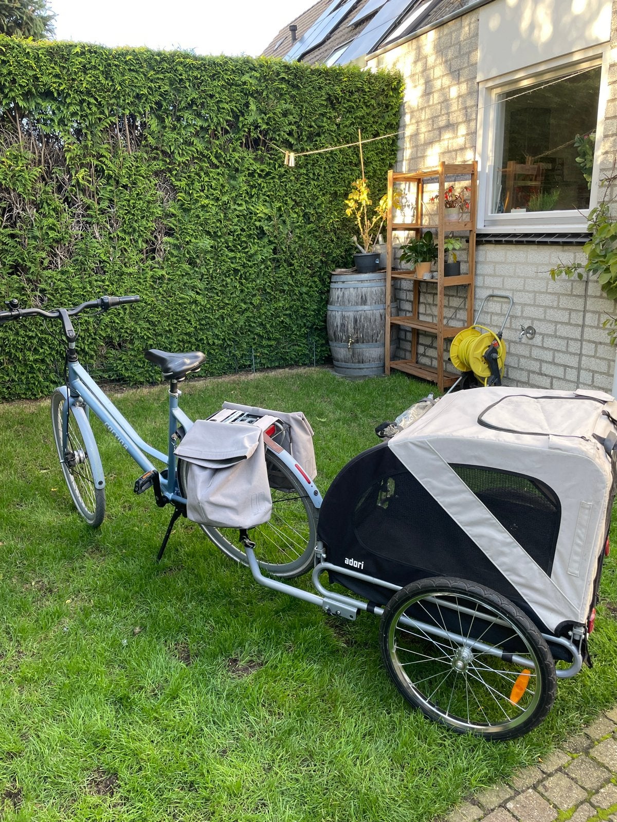 Hondenfietskar Adori - viskar, Ophalen, Gebruikt, Opvouwbaar, 60 tot 80 kg