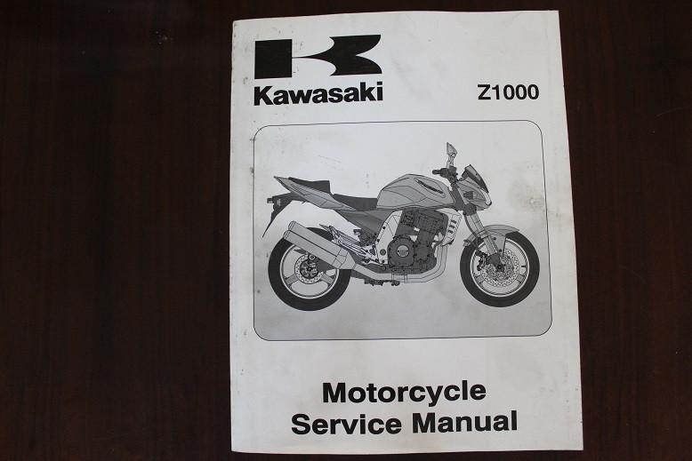 Kawasaki Z1000 2003 motorcycle service manual ZR1000, Ophalen of Verzenden, Kawasaki