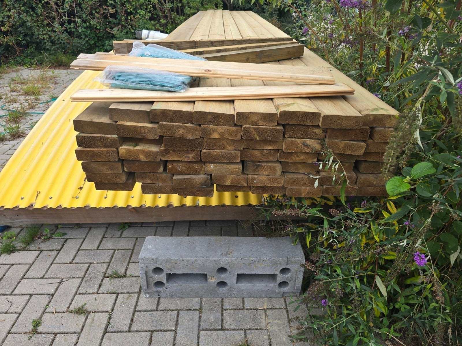 Geïmpregneerde Douglas regels 44x68 mm, 6 meter lang, Ophalen of Verzenden, Nieuw, 250 cm of meer, Balken