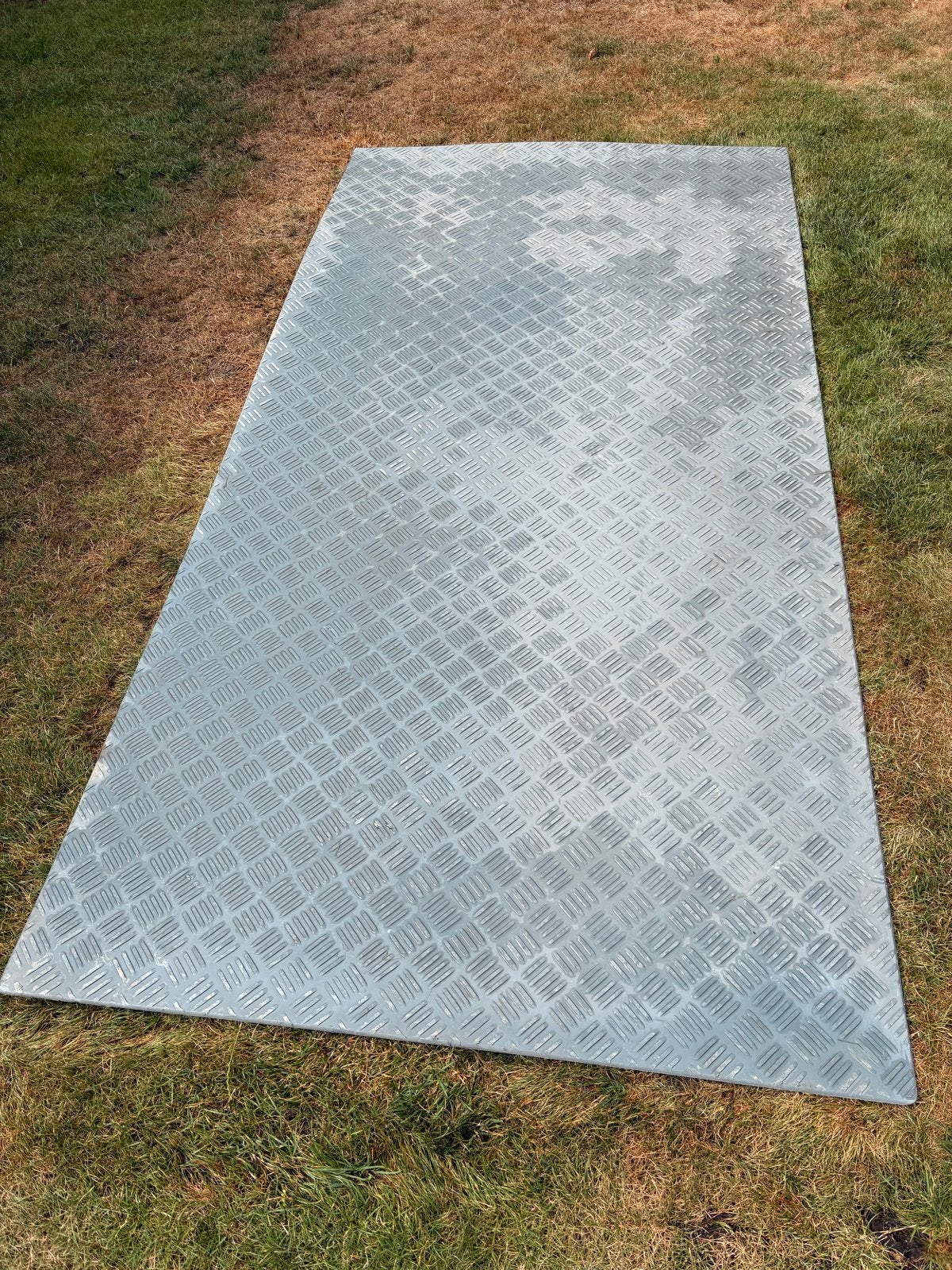 Traanplaat kunststof plaat rijplaat 122x244, 1cm dik, Doe-het-zelf en Verbouw, Ophalen
