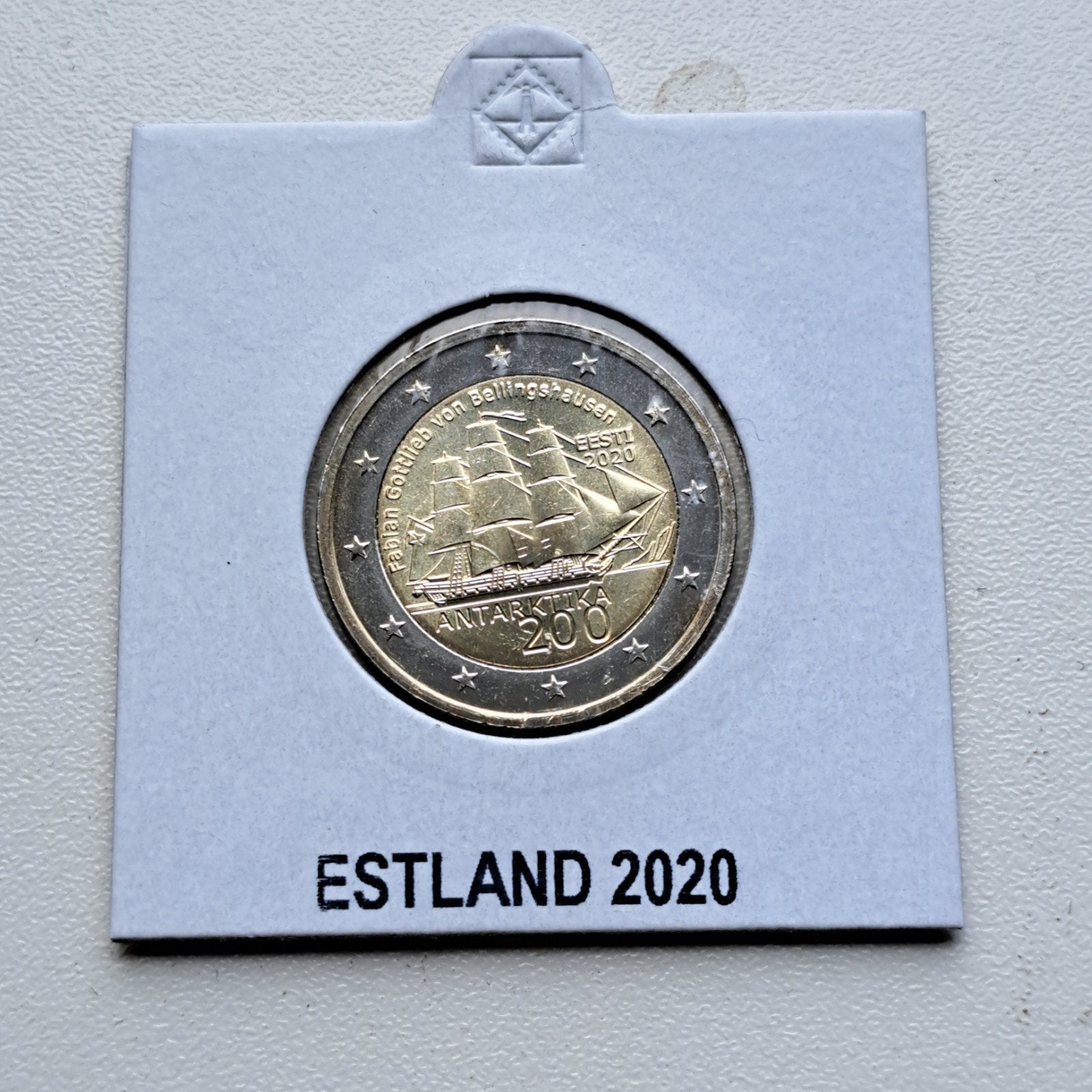 2 euro Estland 2020 Fabian Gottlieb von Bellingshausen UNC, Postzegels en Munten, Munten | Europa | Euromunten, Ophalen of Verzenden