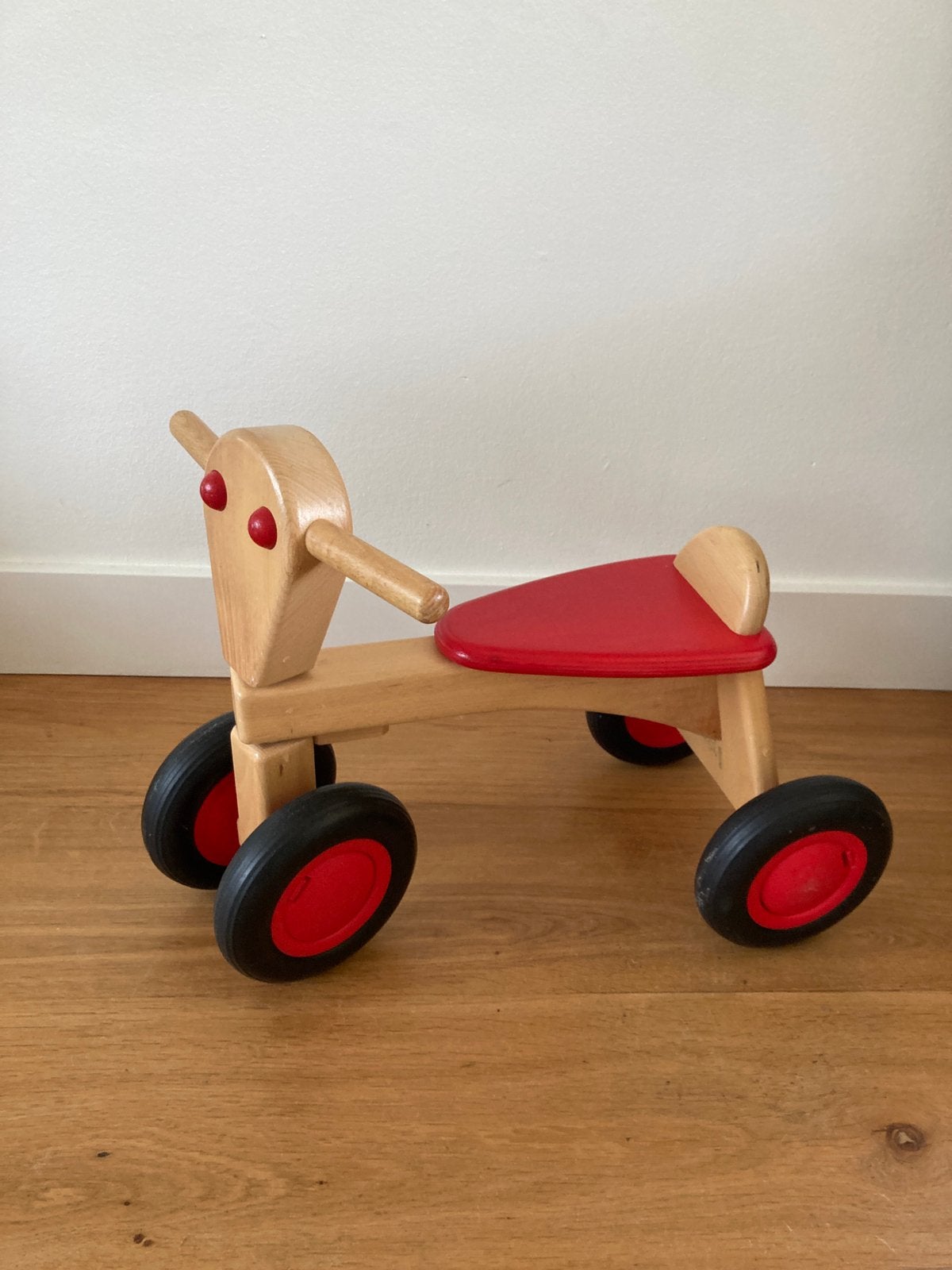 Houten loopfiets van Dijk, Kinderen en Baby's, Speelgoed | Buiten | Voertuigen en Loopfietsen, Ophalen of Verzenden, Zo goed als nieuw