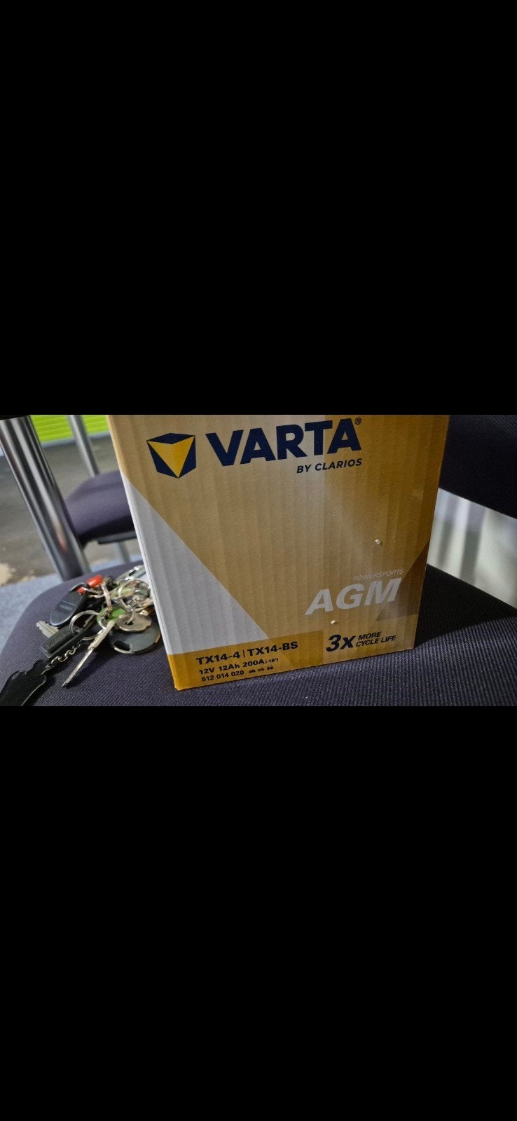 Nieuwe Varta Powersports AGM TX14-BS accu (verkeerd besteld), Auto-onderdelen, Accu's en Toebehoren, Ophalen of Verzenden, Nieuw