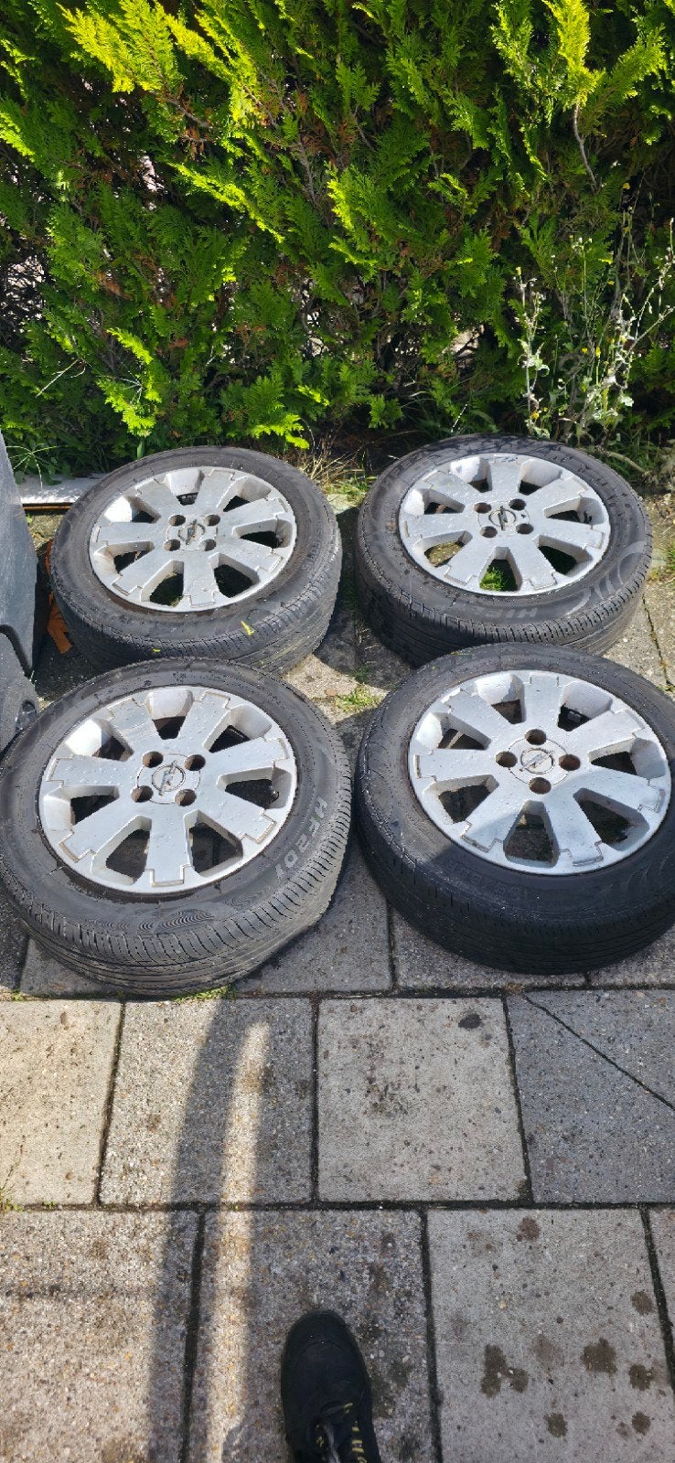 Set Opel velgen 4x100 15 inch met banden 185/60/15, Ophalen