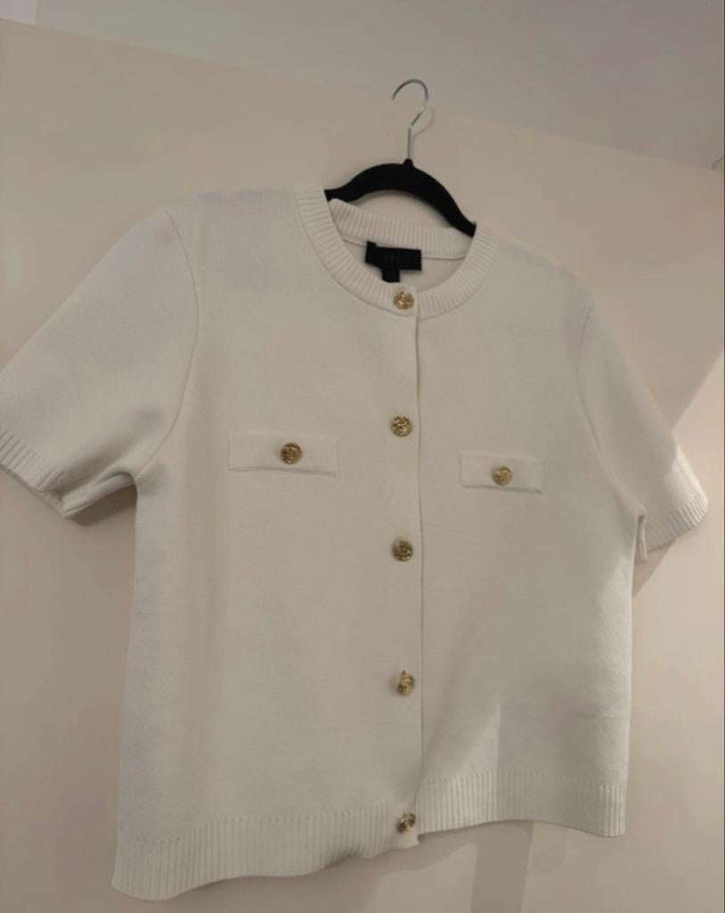 Leuke Zara top, Kleding | Dames, Tops, Wit, Maat 42/44 (L), Ophalen of Verzenden, Zo goed als nieuw