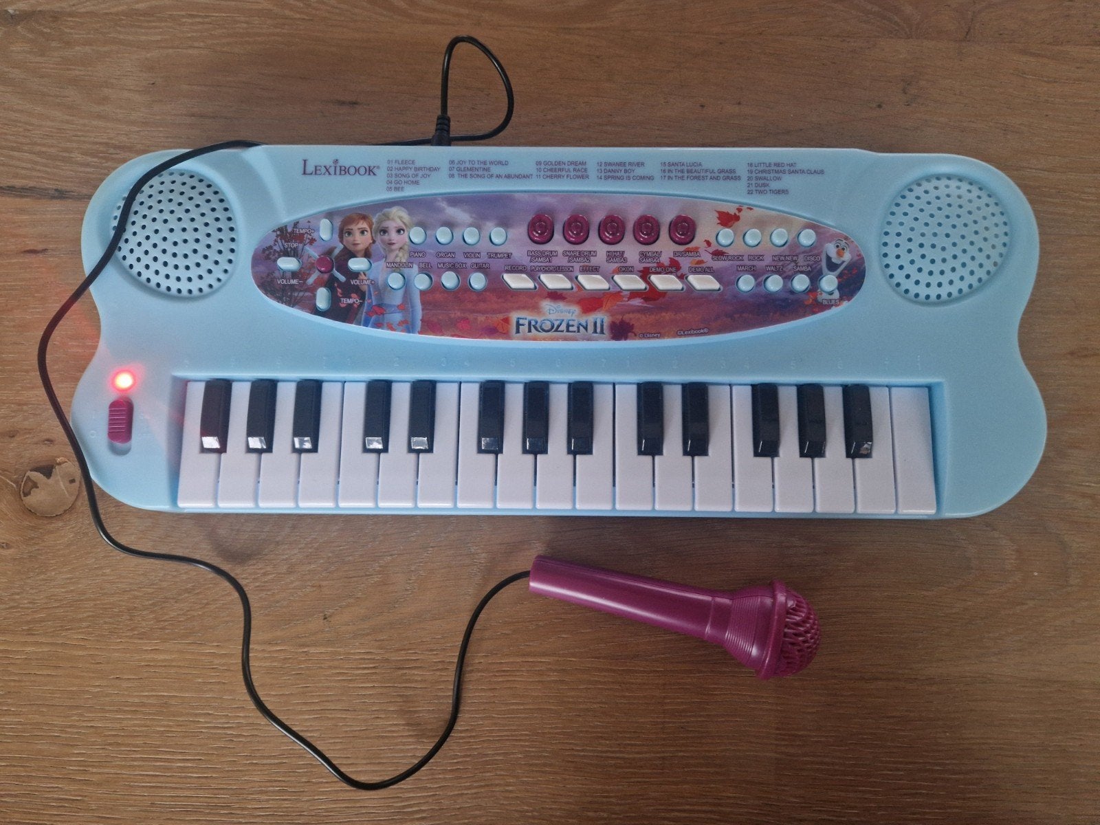 Disney Frozen II Lexibook keyboard met microfoon, Ophalen, Gebruikt, Overige typen, Met geluid