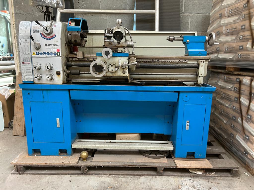 HBM 330 x 1000 Metaaldraaibank met 3 assig SINO DRO, Doe-het-zelf en Verbouw, Draaibanken, Ophalen