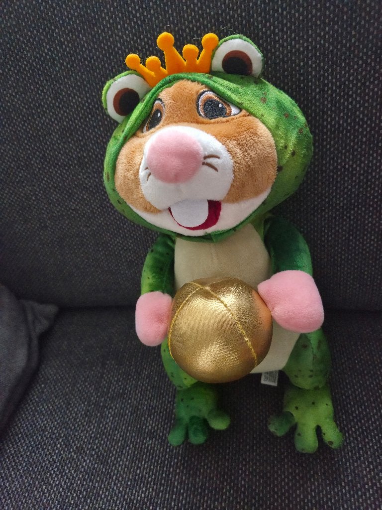 AH Hamster Efteling Kikkerkoning Knuffel, Verzamelen, Ophalen of Verzenden, Zo goed als nieuw, Overige typen