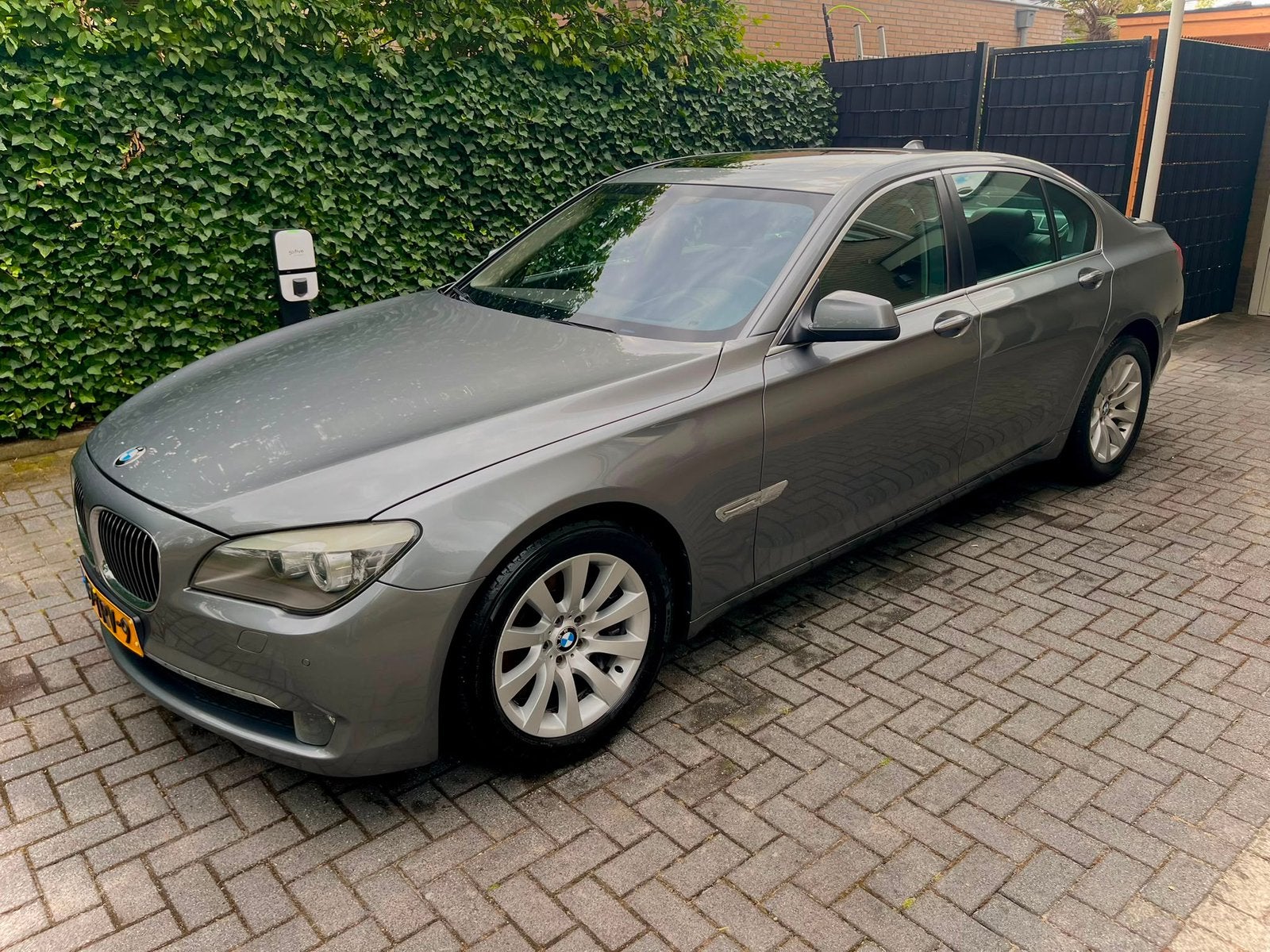BMW 740i High Executive 2009 in zeer nette staat stage/1, Auto's, Achterwielaandrijving, Zwart, Leder, Particulier