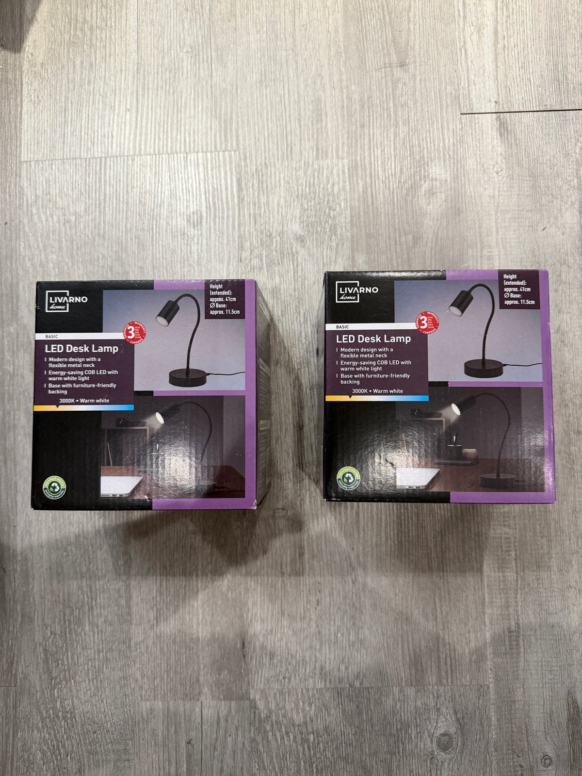 LIVARNO Home LED Bureaulamp - Zwart, Flexibel, Huis en Inrichting, Ophalen, Bureaulamp, LED verlichting, Overige merken