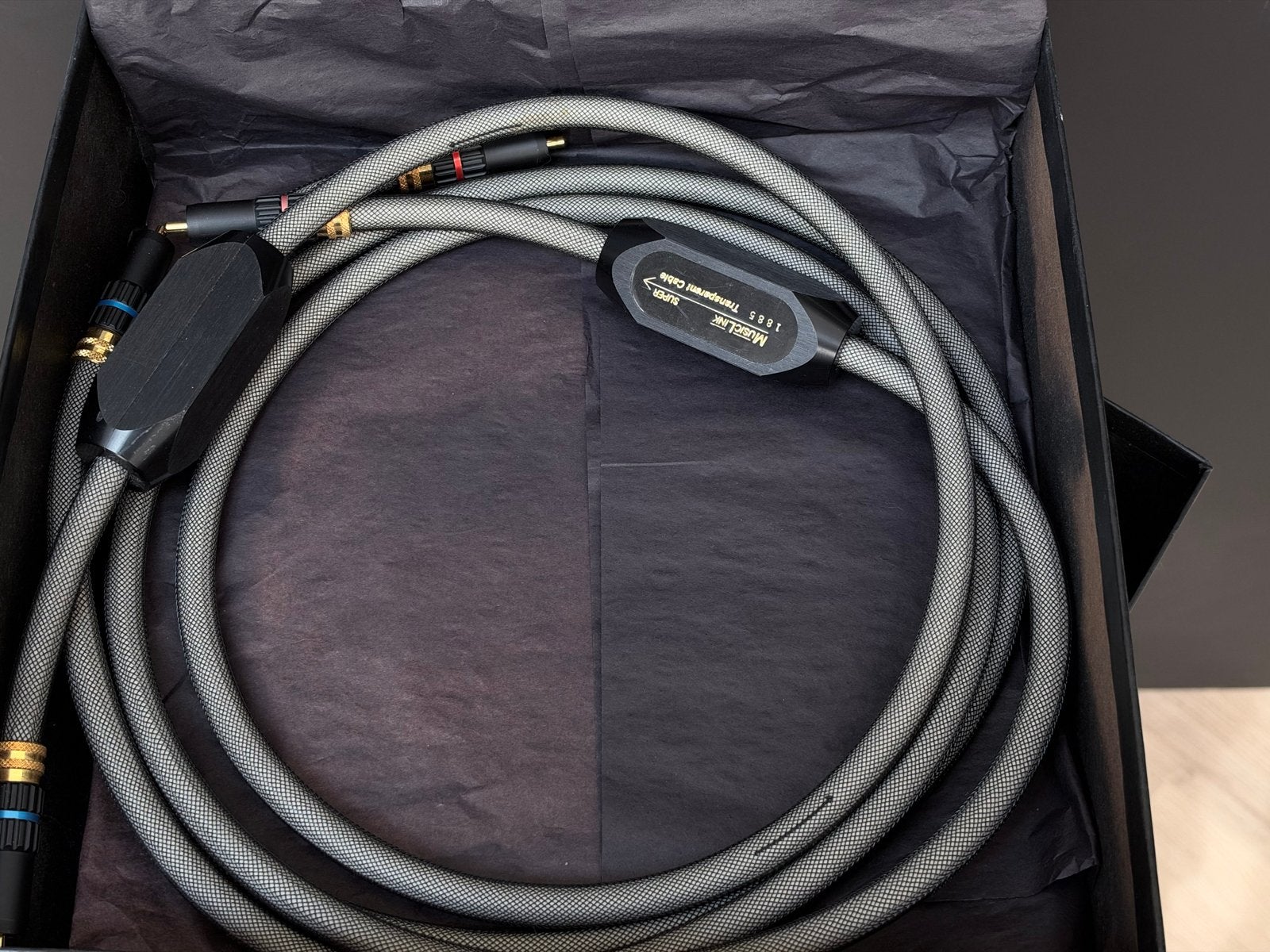 Transparent Cable MusicLink Super 1885 Interlink Kabel, Audio, Tv en Foto, Ophalen of Verzenden, Zo goed als nieuw, Minder dan 2 meter