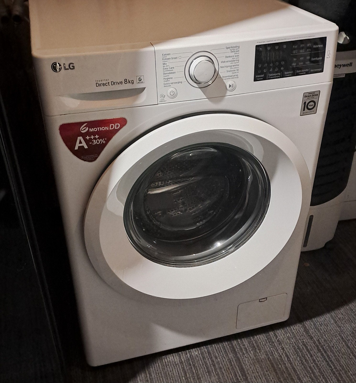Mooie LG Wasmachine, Witgoed en Apparatuur, 1200 tot 1600 toeren, 8 tot 10 kg, Ophalen of Verzenden, Zo goed als nieuw