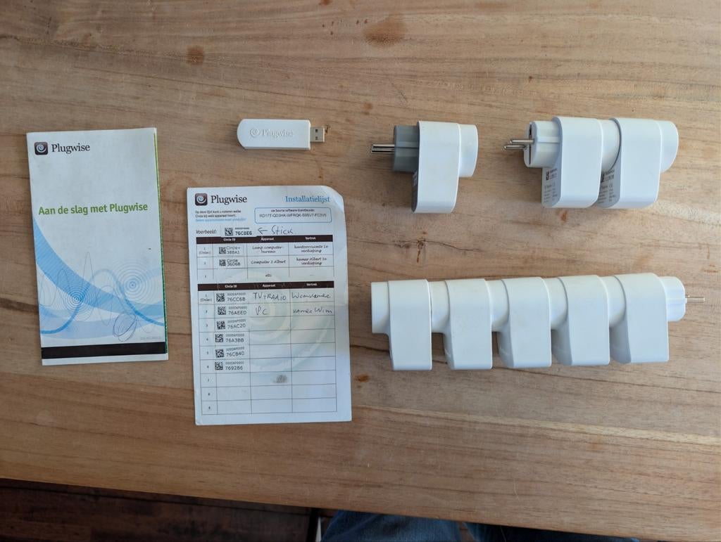Plugwise stick, 1x circle+ en 7x plug, Ophalen of Verzenden